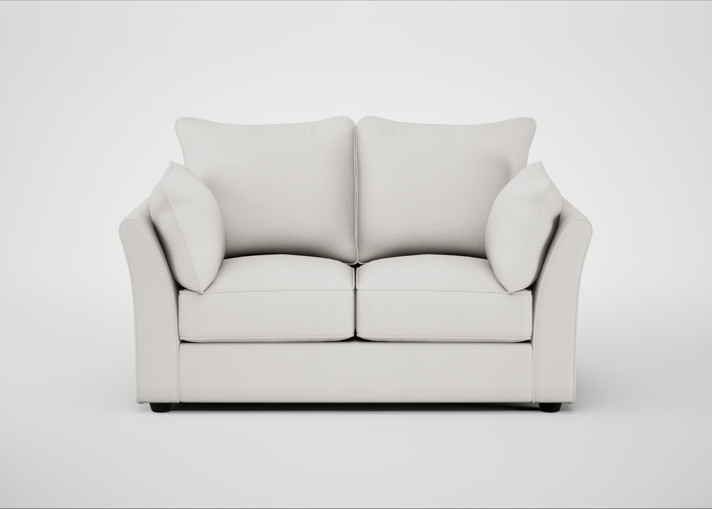 Tailor 2 Seater Sofa Capelo Linen-Cotton Sea Salt / Black
