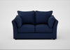 Tailor 2 Seater Sofa Melton Wool New Navy / Black