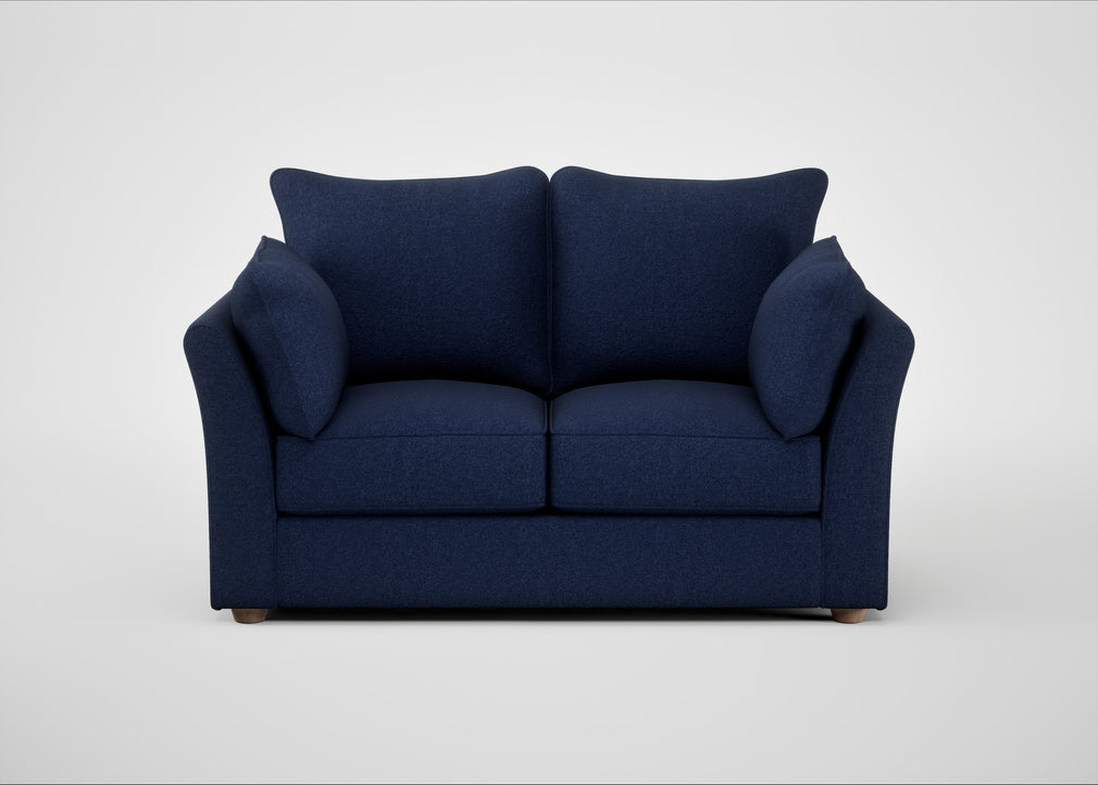 Tailor 2 Seater Sofa Melton Wool New Navy / Natural