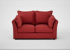Tailor 2 Seater Sofa Melton Wool Red Oxide / Black