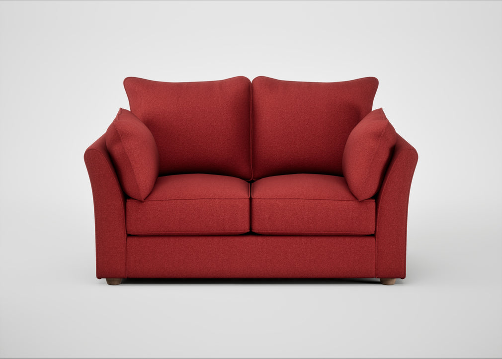 Tailor 2 Seater Sofa Melton Wool Red Oxide / Natural