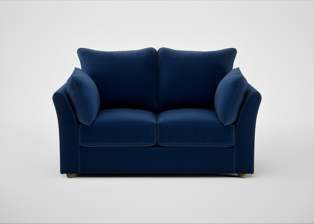Tailor 2 Seater Sofa Cotton Velvet Midnight / Natural