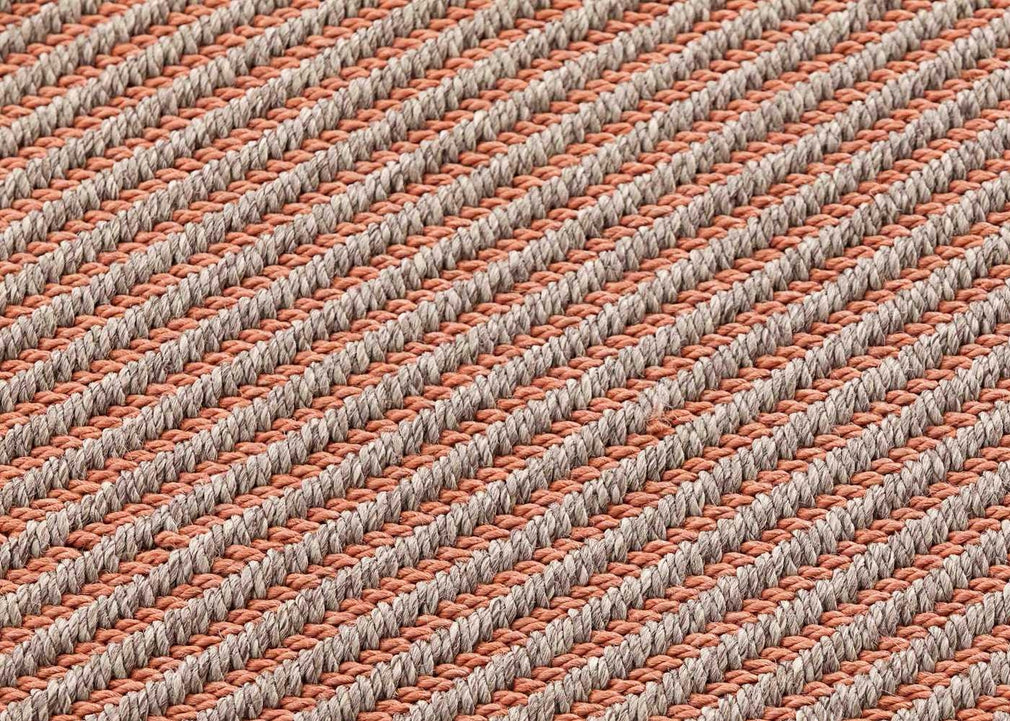 Garden Layers Rug Diagonal Almond Peach