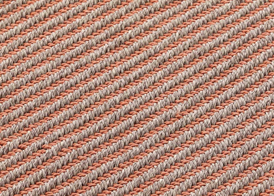 Garden Layers Rug Diagonal Almond Peach