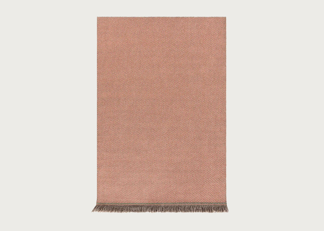 Garden Layers Rug Diagonal Almond Peach