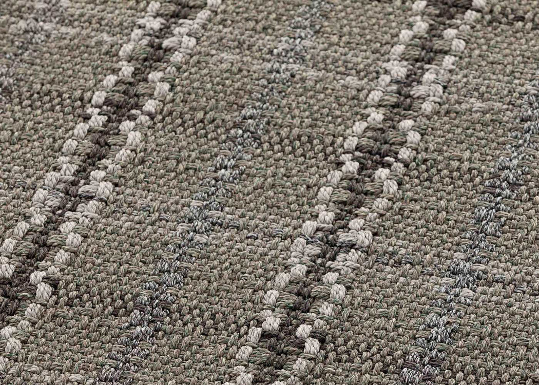 Garden Layers Rug Tartan Green