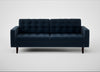 Hepburn 3 Seater Sofa Nobilis Velvet Night / Wenge
