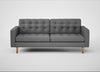 Hepburn 3 Seater Sofa St Moritz Wool Light Grey / Natural