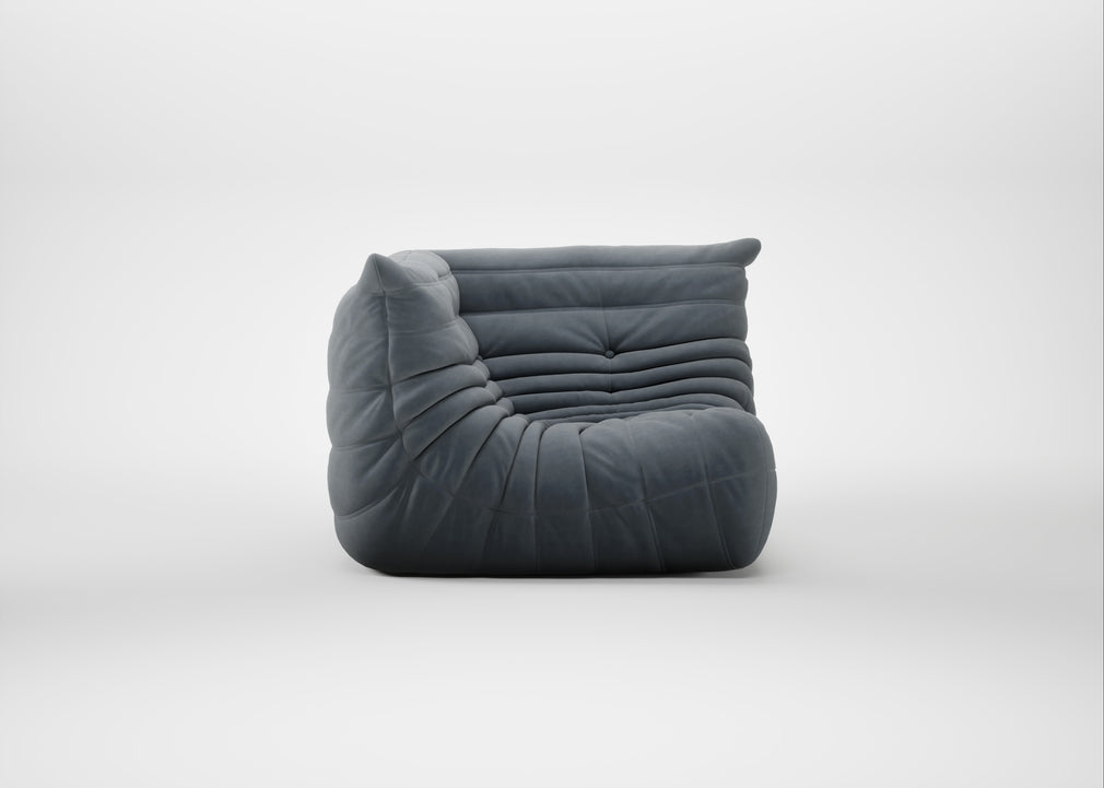 Togo Corner Seat Alcantara Chic Grey