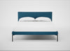 Matera Bed Double / St Moritz Wool Blue / Black