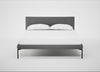 Matera Bed Double / St Moritz Wool Light Grey / Black