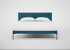 Matera Bed King / St Moritz Wool Blue / Black
