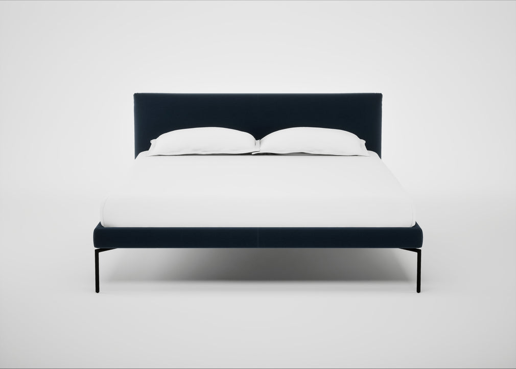 Matera Bed King / Nobilis Velvet Night / Black