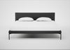Matera Bed Super King / St Moritz Wool Grey / Black