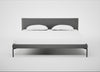 Matera Bed Super King / St Moritz Wool Light Grey / Black