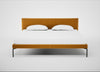 Matera Bed Super King / Nobilis Velvet Mustard / Black