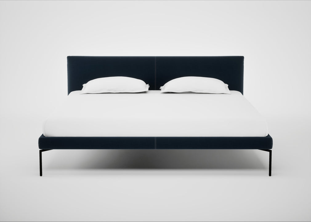 Matera Bed Super King / Nobilis Velvet Night / Black