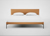 Matera Bed Super King / Daino Leather Parchment / Black