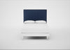 Newman Headboard Double / Capelo Linen-Cotton Inkspot