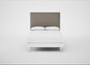 Newman Headboard Double / Broad Weave Pebble