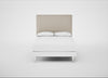 Newman Headboard Double / Broad Weave Putty
