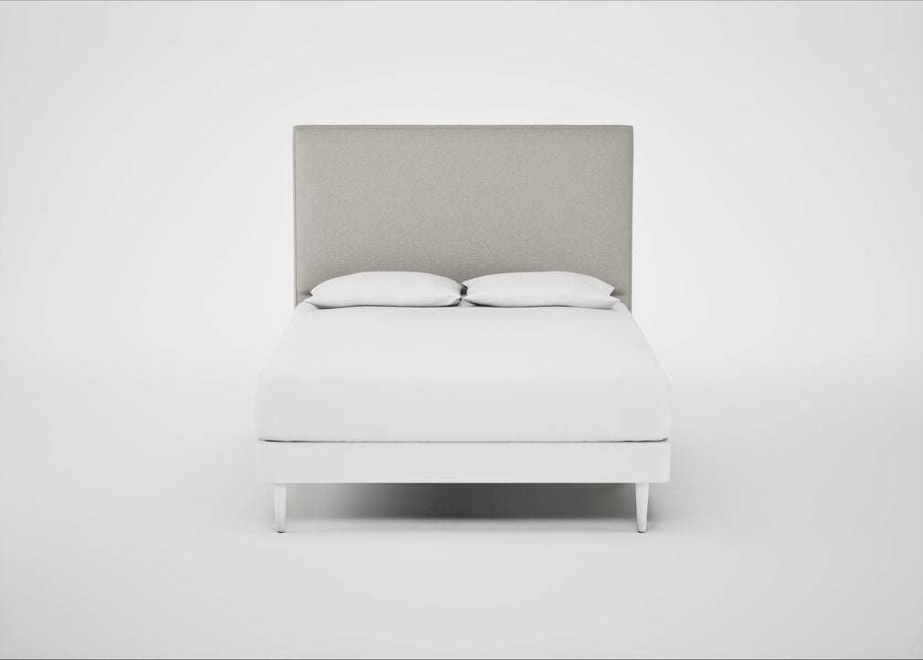 Newman Headboard King / Melton Wool Limestone