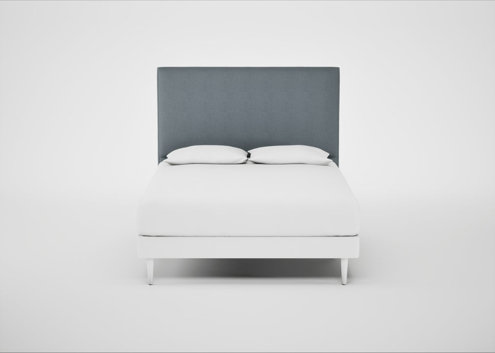Newman Headboard King / Capelo Linen-Cotton Inkspot
