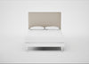 Newman Headboard King / Broad Weave Putty