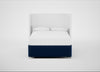 Deep Divan Bed Base Double / 2 Footend 2 Continental / Velvet Midnight