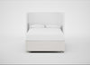 Deep Divan Bed Base Double / 2 Footend 2 Continental / Capelo Linen-Cotton Sea Salt