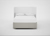 Deep Divan Bed Base King / 2 Footend / Melton Wool Limestone