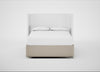 Deep Divan Bed Base King / 2 Footend 2 Continental / Broad Weave Putty