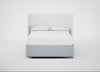 Deep Divan Bed Base King / 2 Footend / Capelo Linen-Cotton Sea Shanty