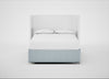 Deep Divan Bed Base King / 2 Footend 2 Continental / Capelo Linen-Cotton Sea Shanty