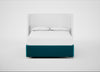 Deep Divan Bed Base King / 2 Footend / Velvet Teal