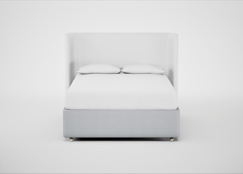 Deep Divan Bed Base King / 2 Footend 2 Continental / Broad Weave Tin
