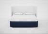 Deep Divan Bed Base Super King / 2 Footend 2 Continental / Capelo Linen-Cotton Inkspot