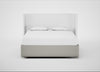 Deep Divan Bed Base Super King / 2 Footend 2 Continental / Melton Wool Limestone