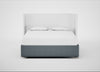 Deep Divan Bed Base Super King / 2 Footend 2 Continental / Capelo Linen-Cotton Mineral