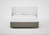 Deep Divan Bed Base Super King / 2 Footend / Broad Weave Pebble