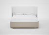 Deep Divan Bed Base Super King / 2 Footend / Broad Weave Putty