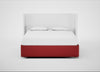 Deep Divan Bed Base Super King / 2 Footend / Melton Wool Red Oxide