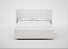Deep Divan Bed Base Super King / 2 Footend 2 Continental / Capelo Linen-Cotton Sea Salt