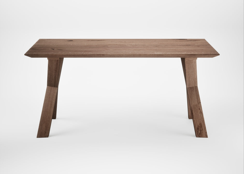 Bespoke Dining Table Oslo Smoked Oiled Oak / 160cm / 90cm