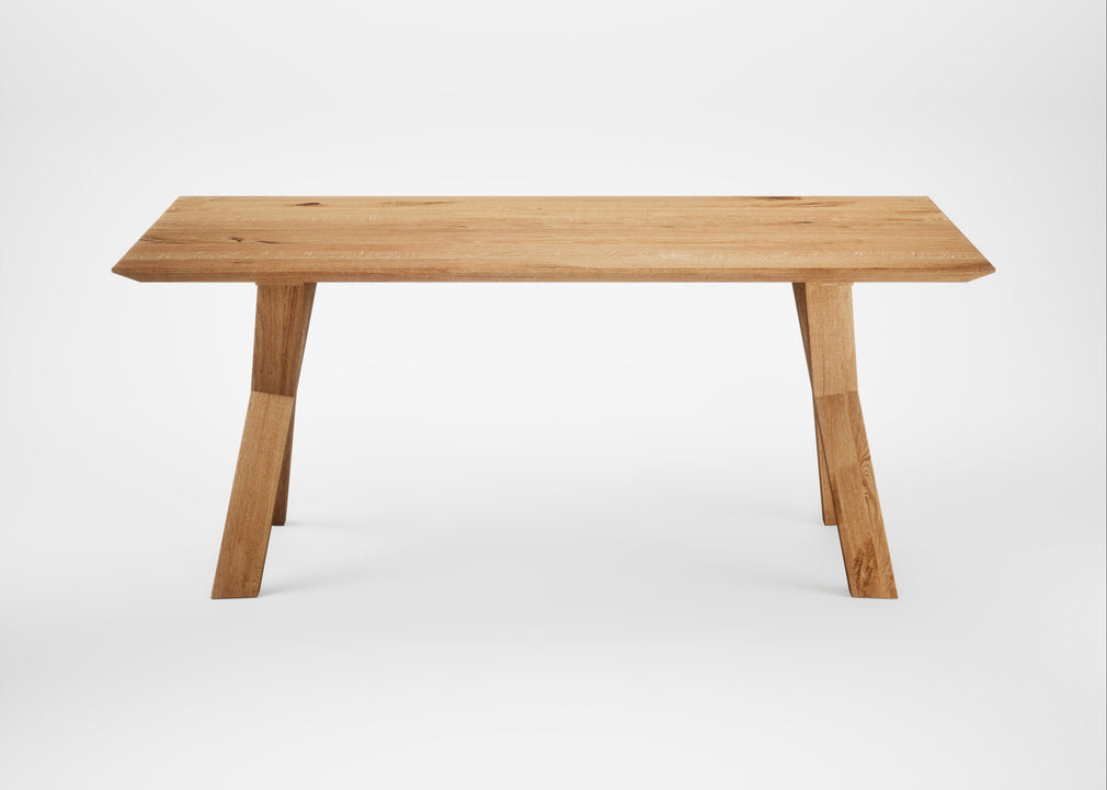 Bespoke Dining Table Oslo Natural Oiled Oak / 180cm / 100cm