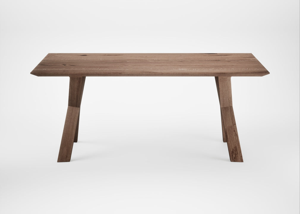 Bespoke Dining Table Oslo Smoked Oiled Oak / 180cm / 100cm