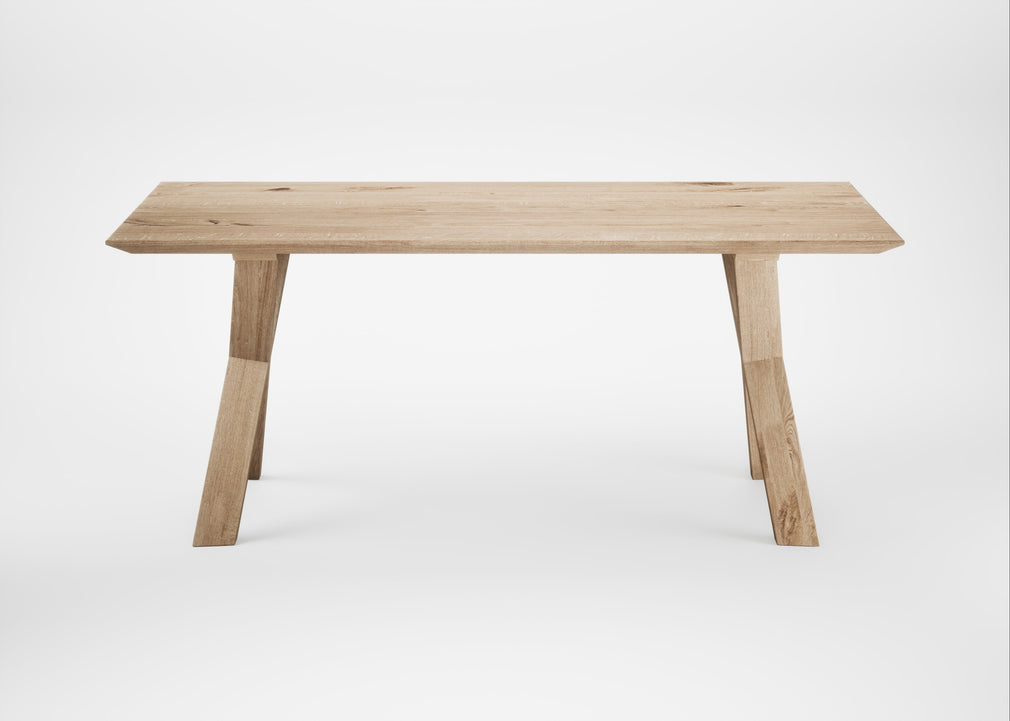 Bespoke Dining Table Oslo Blonde Oiled Oak / 180cm / 90cm