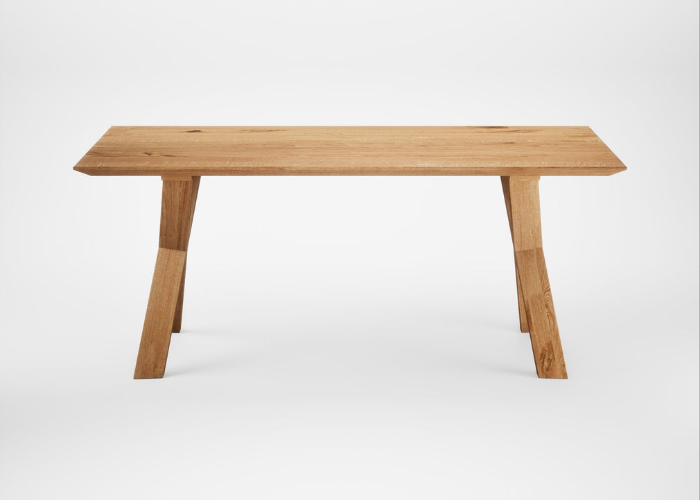 Bespoke Dining Table Oslo Natural Oiled Oak / 180cm / 90cm