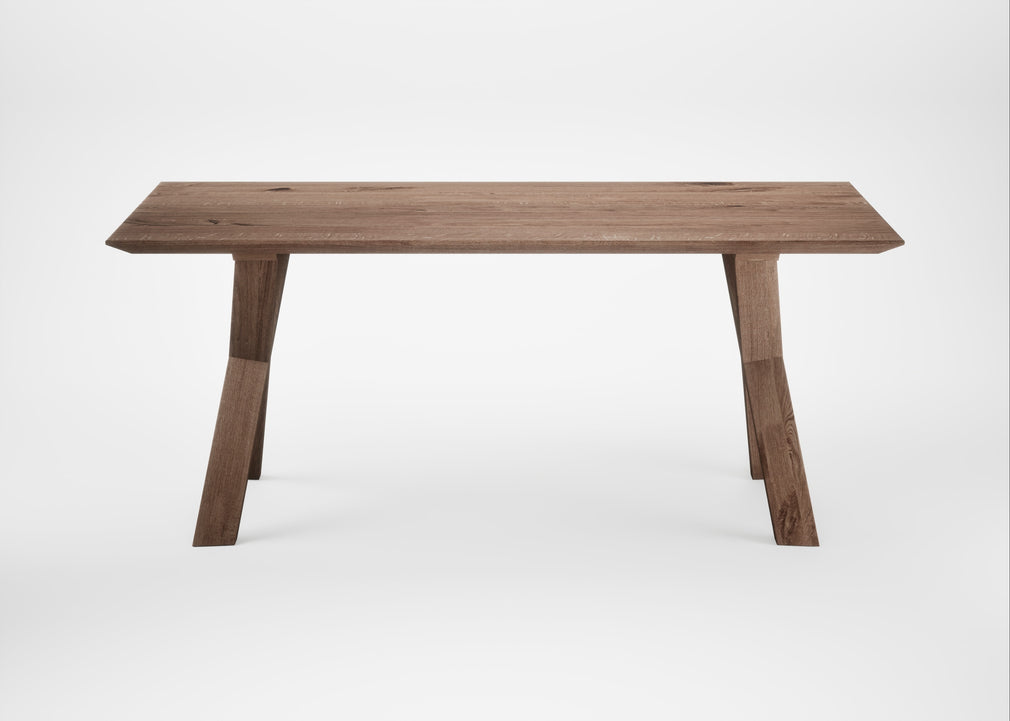Bespoke Dining Table Oslo Smoked Oiled Oak / 180cm / 90cm