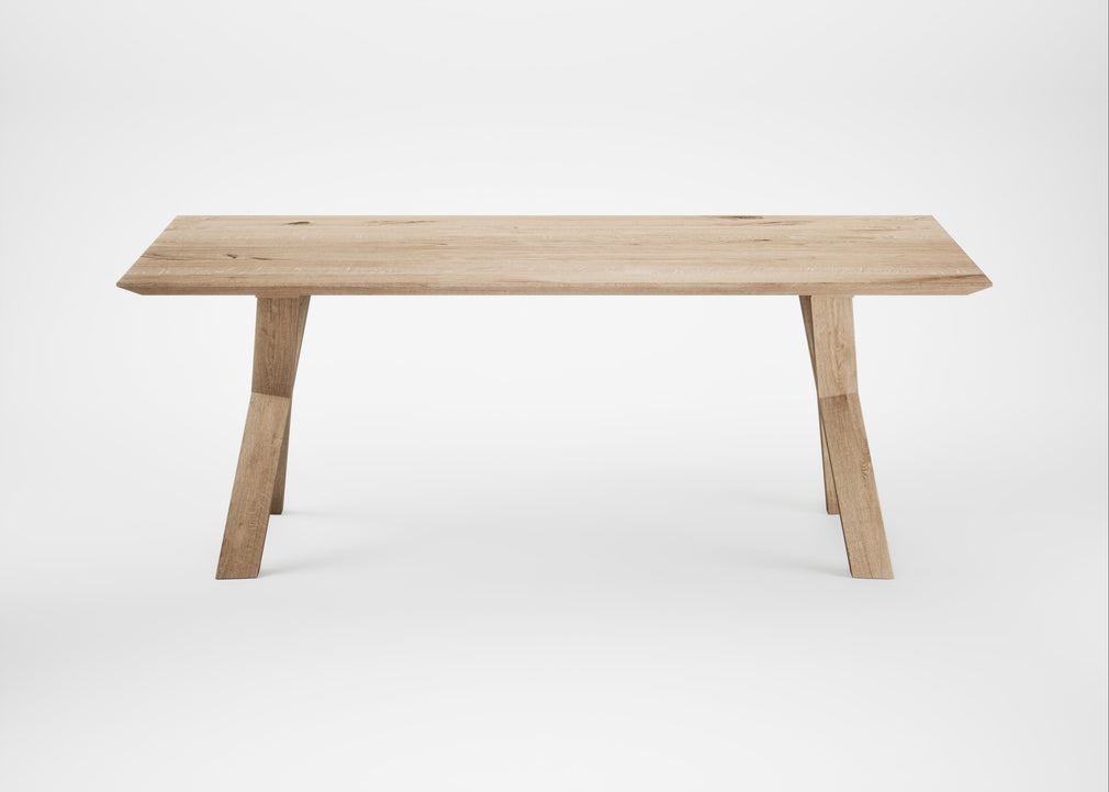 Bespoke Dining Table Oslo Blonde Oiled Oak / 200cm / 100cm